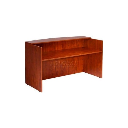 Boss Office Products Boss Reception Desk - 71in  - Cherry N169-C